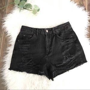 Topshop Highwaisted Mom Shorts